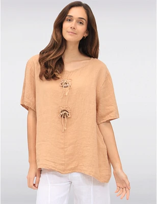 Haut en Lin Chic par Froccella