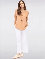 Haut en Lin Chic par Froccella