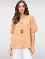 Haut en Lin Chic par Froccella