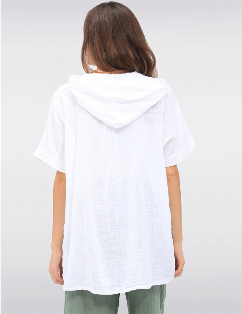 Chemise à Capuche Coton Froccella