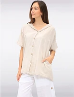 Chemise à Capuche Coton Froccella