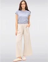 Pantalon Large Coton Froccella