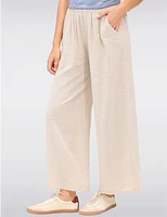 Pantalon Large Coton Froccella