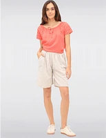 Bermuda Coton Élastique Froccella