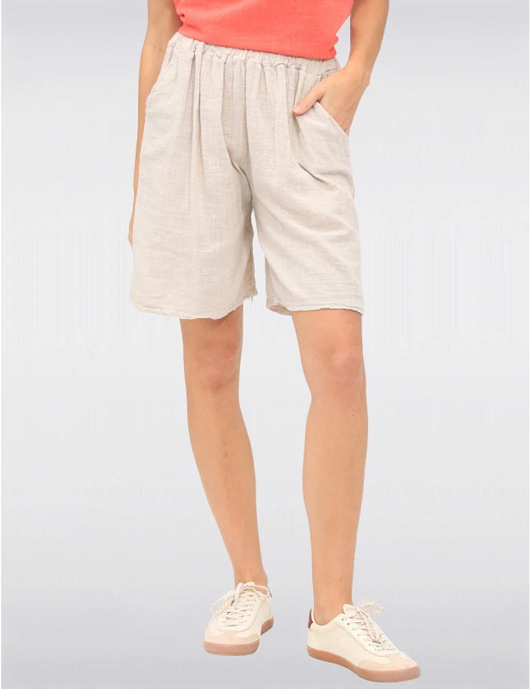 Bermuda Coton Élastique Froccella