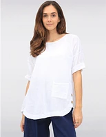 Haut Manches Courtes Coton Froccella