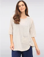Haut Manches Courtes Coton Froccella