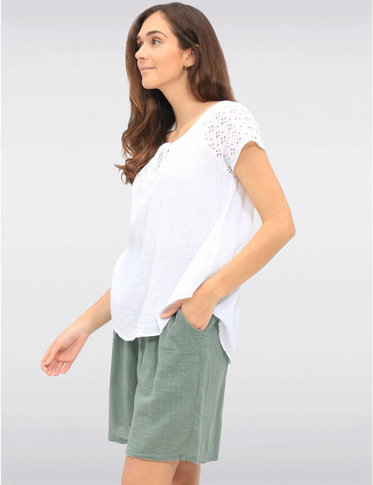 Haut Coton Broderie Froccella
