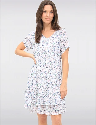 Robe à Fleurs Froissée par Froccella