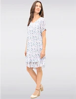 Robe à Fleurs Froissée par Froccella