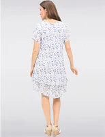 Robe à Fleurs Froissée par Froccella