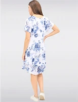 Robe V-neck Fleurie Froccella