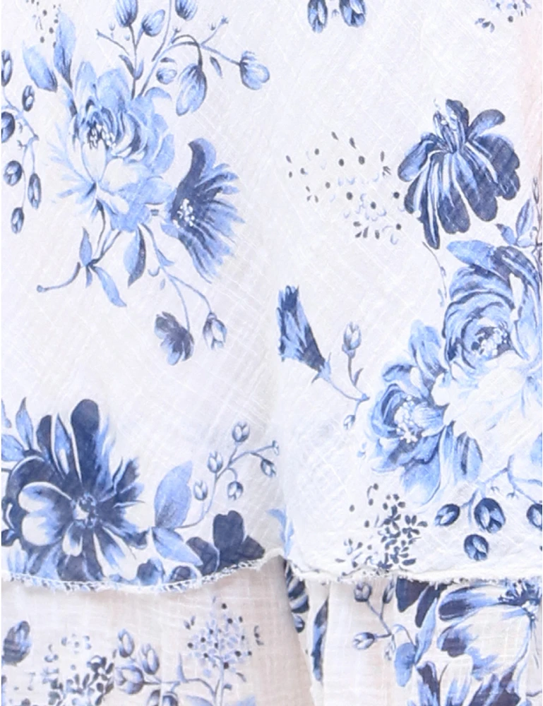 Robe V-neck Fleurie Froccella
