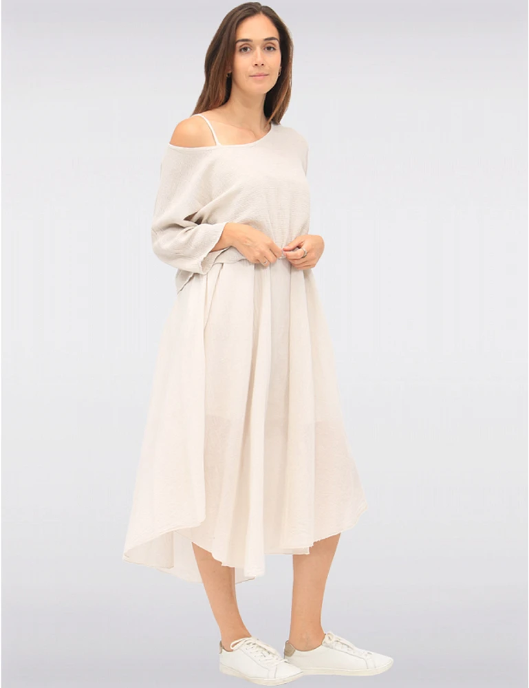 Manteaux | La maison du manteau au Québec Robe Deux Pièces Polyvalente en Coton Doublée avec Ourlet Arrondi par Froccella