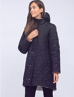 Manteaux Manteaux | La maison du manteau au Québec Veste Réversible Imperméable Matelassée en Tissu Recyclé À Capuche Par Frandsen