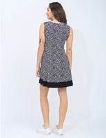 Robe à Pois Sans Manches Vamp