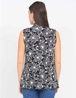 Top Floral Col V par Vamp