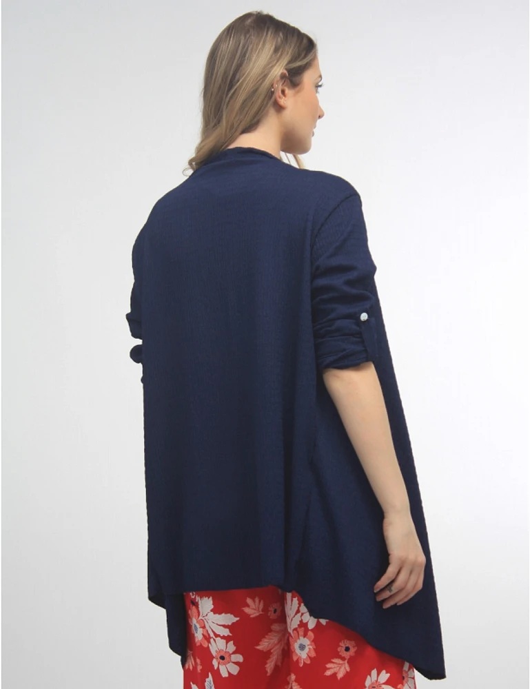 Cardigan Long Froissé Froccella