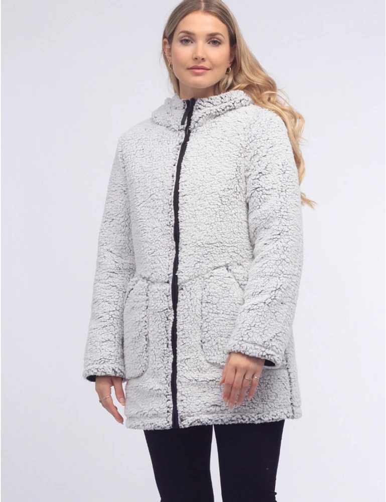 Manteaux Manteaux | La maison du manteau au Québec Veste Imperméable Matelassé Réversible à Doublure Sherpa par Free Country
