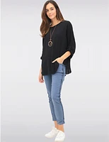 Pantalon Cropped Rhinestone par Froccella