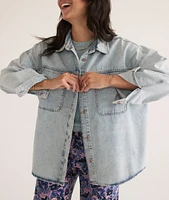 Molly Oversized Denim Shirt Jacket