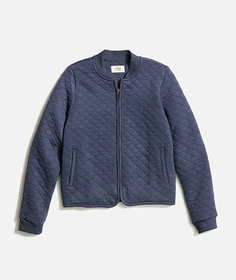 Women's Corbet Quilted Bomber Navy