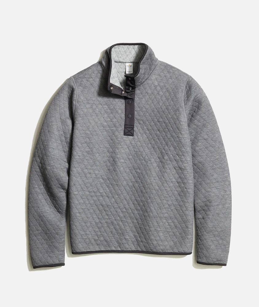 Women's Reversible Corbet Pullover Charcoal/Mid Heather Grey