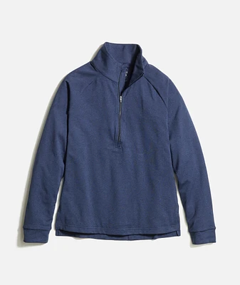 Women's Re-Spun Sport Quarter Zip Navy