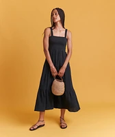 Selene Double Cloth Maxi Dress