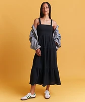 Selene Double Cloth Maxi Dress