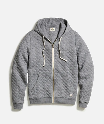 Corbet Quilted Full Zip Hoodie