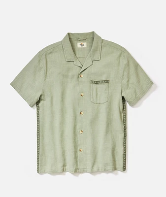 Stretch Selvage Embroidered Resort Shirt