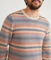 Reed Jacquard Crew Sweater