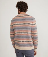 Reed Jacquard Crew Sweater