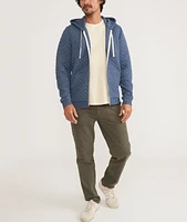 Corbet Quilted Full Zip-Hoodie