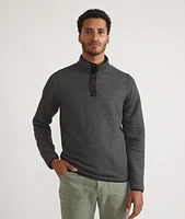 Men's Reversible Corbet Pullover Charcoal/Mid Heather Grey