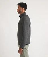 Men's Reversible Corbet Pullover Charcoal/Mid Heather Grey