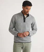 Men's Reversible Corbet Pullover Charcoal/Mid Heather Grey