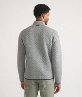 Men's Reversible Corbet Pullover Charcoal/Mid Heather Grey