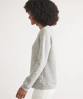 Women's Sherpa Crew Pullover Heather Grey