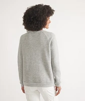 Women's Sherpa Crew Pullover Heather Grey