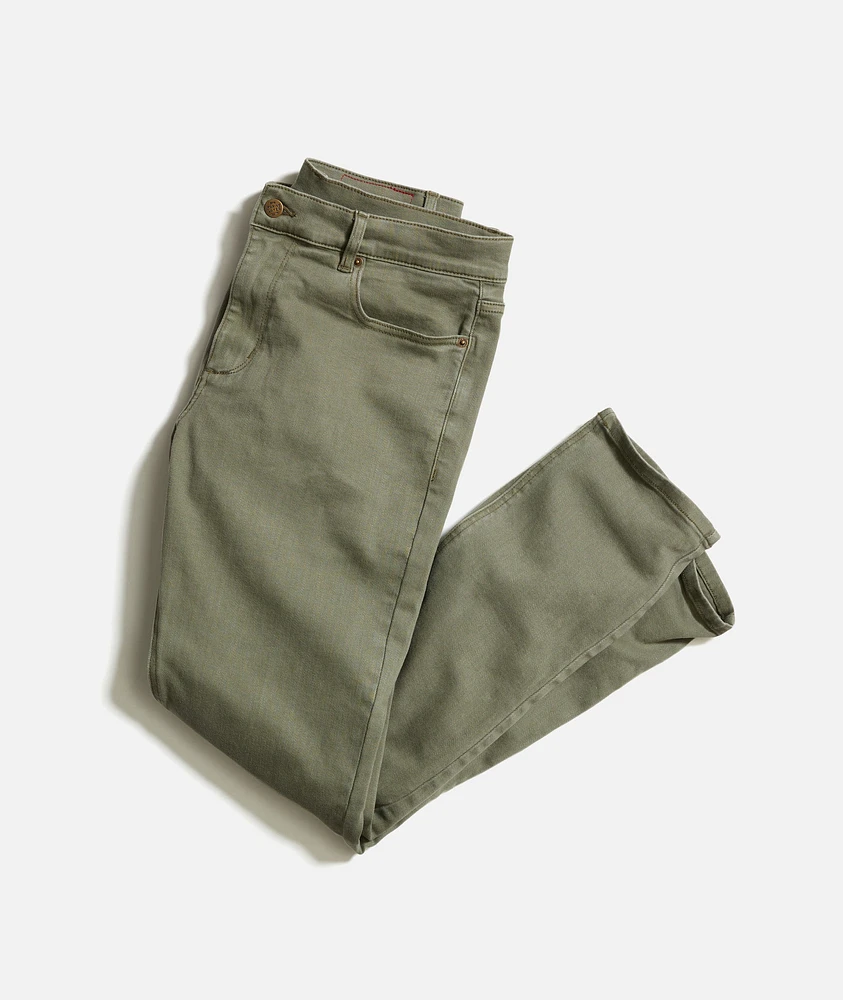 5 Pocket Slim Straight Twill Pant