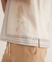 Embroidered Resort Shirt