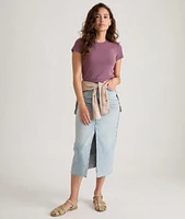 Lexi Rib Sun-In Crew Tee