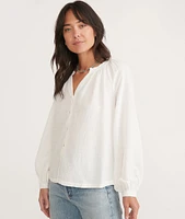 Nixi Collarless Blouse