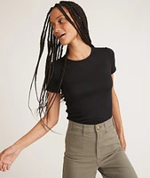 Lexi Rib Crew Tee