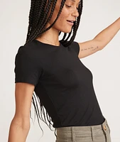 Lexi Rib Crew Tee