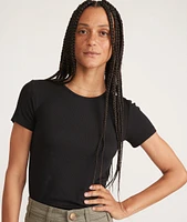 Lexi Rib Crew Tee