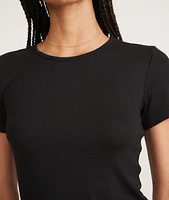 Lexi Rib Crew Tee