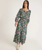 Valeria Double Cloth Maxi Skirt